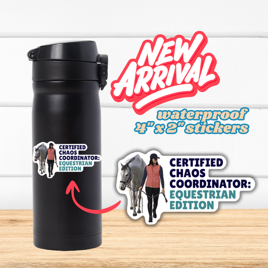 sticker, certified chaos coordinator