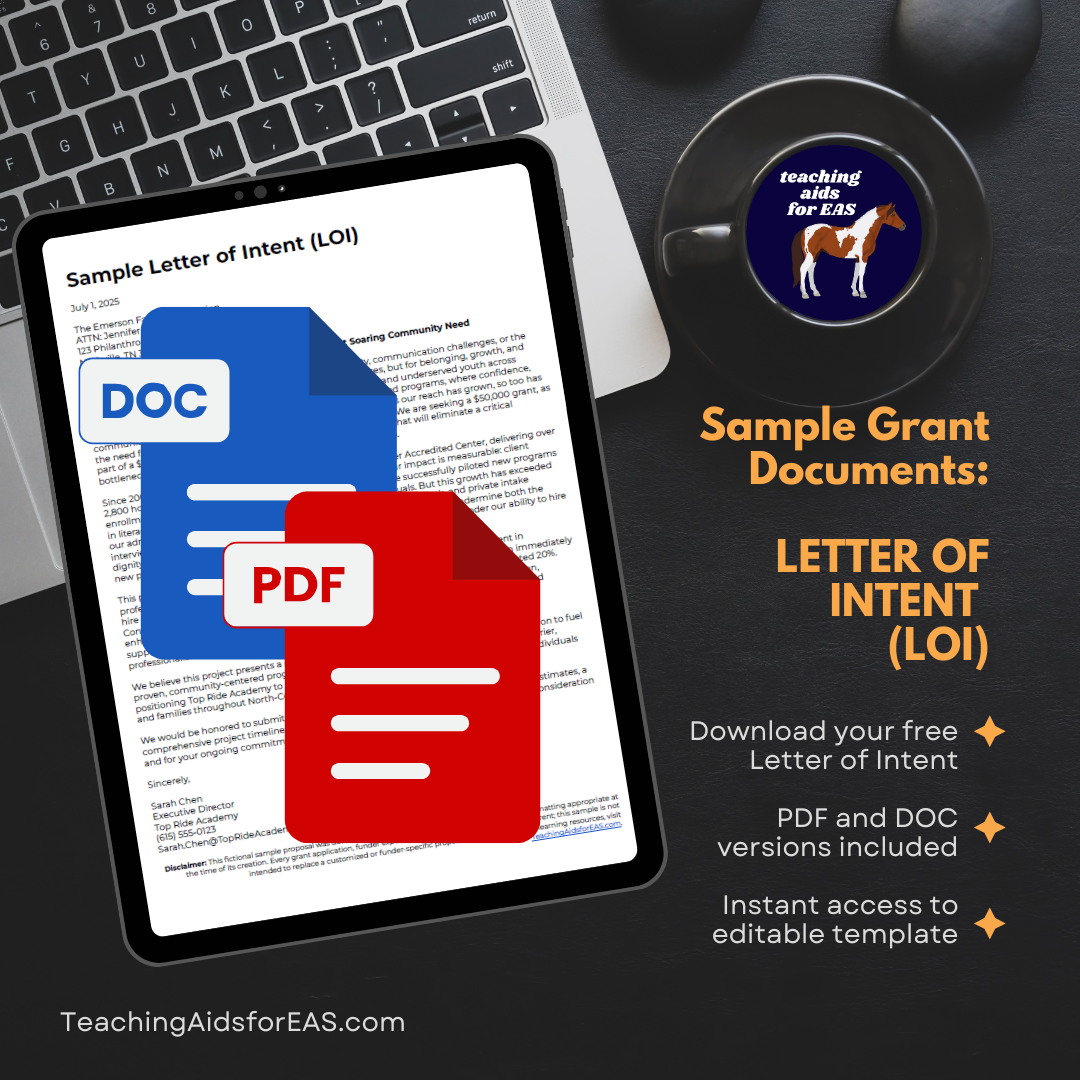 free sample grant LOIs