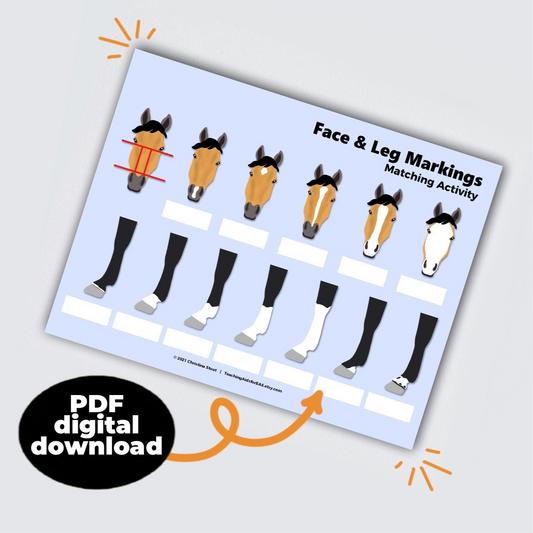face & leg markings - PDF download - Teaching Aids for EAS