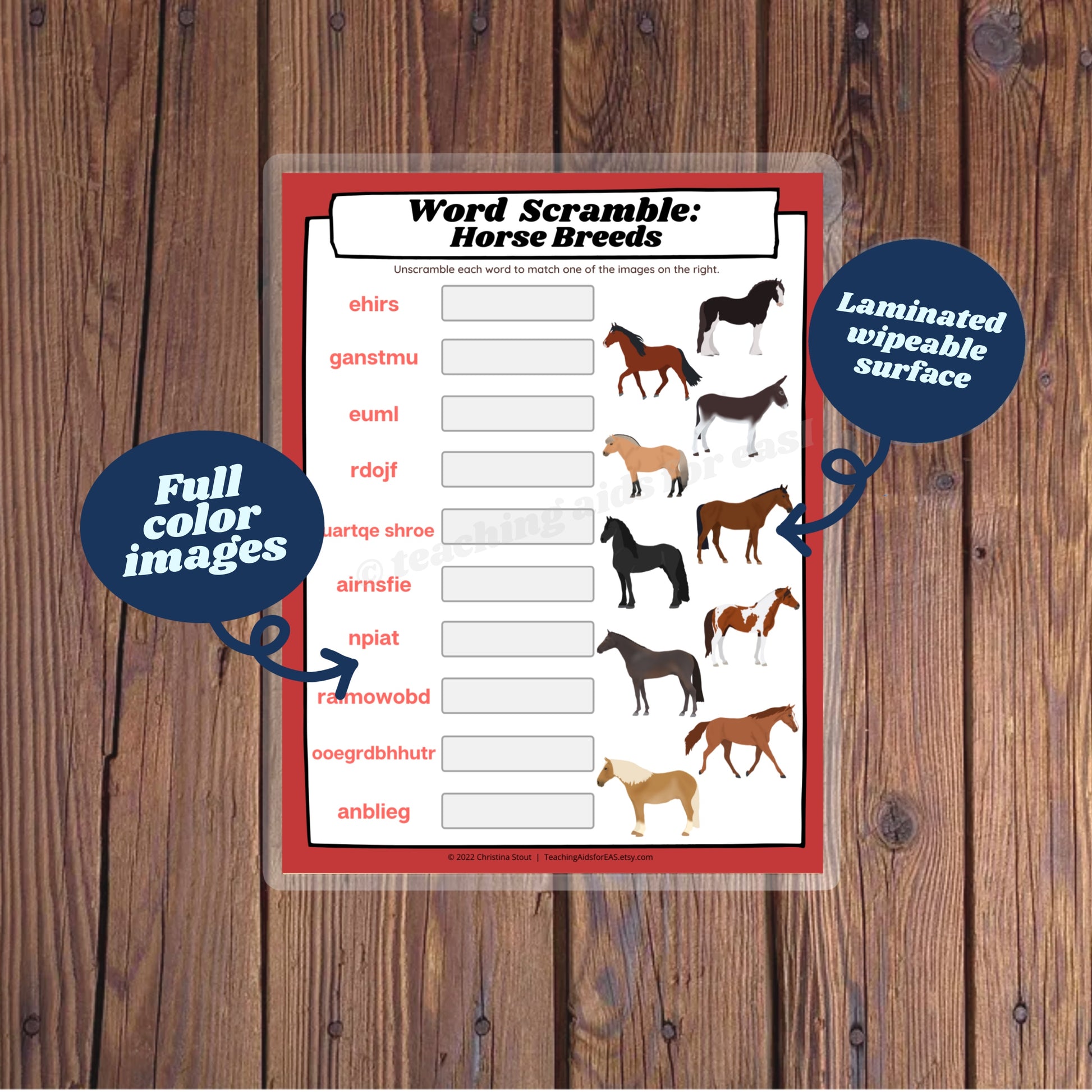 ScrambleBundle - Teaching Aids for EAS