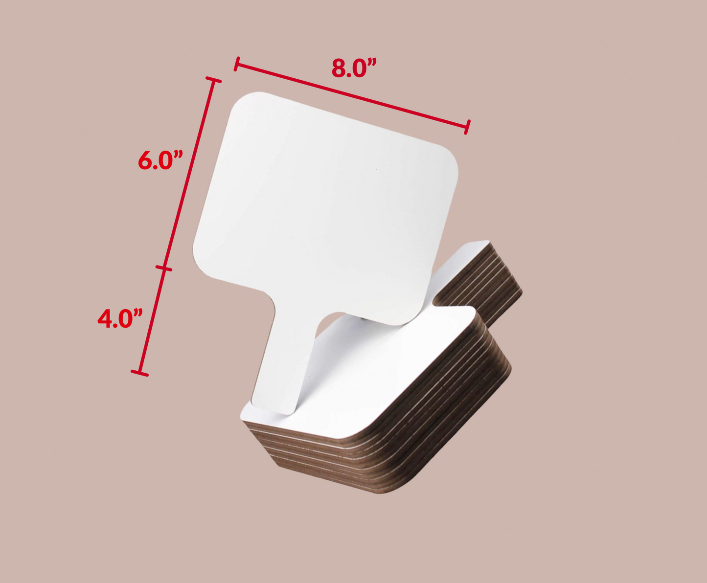 handheld cueing paddle, quiet/chat laps - Teaching Aids for EAS