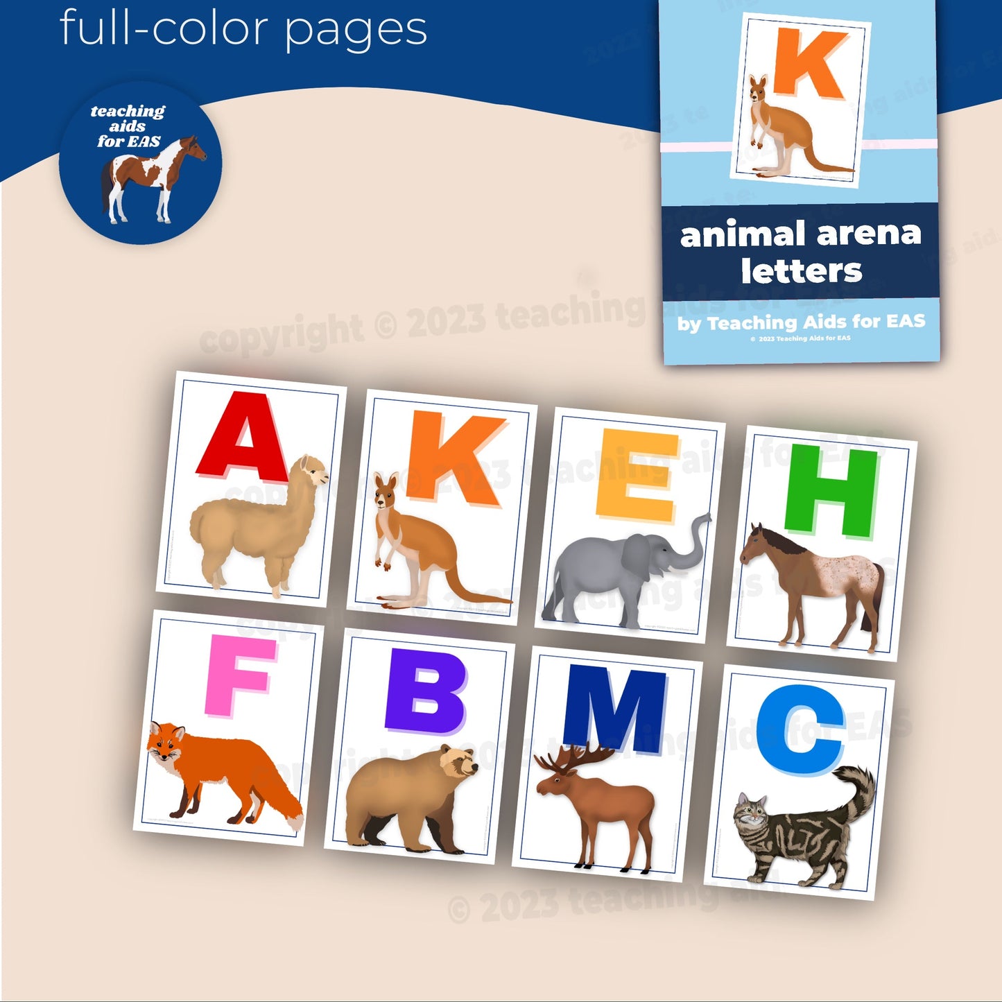 *animal arena letters - Teaching Aids for EAS