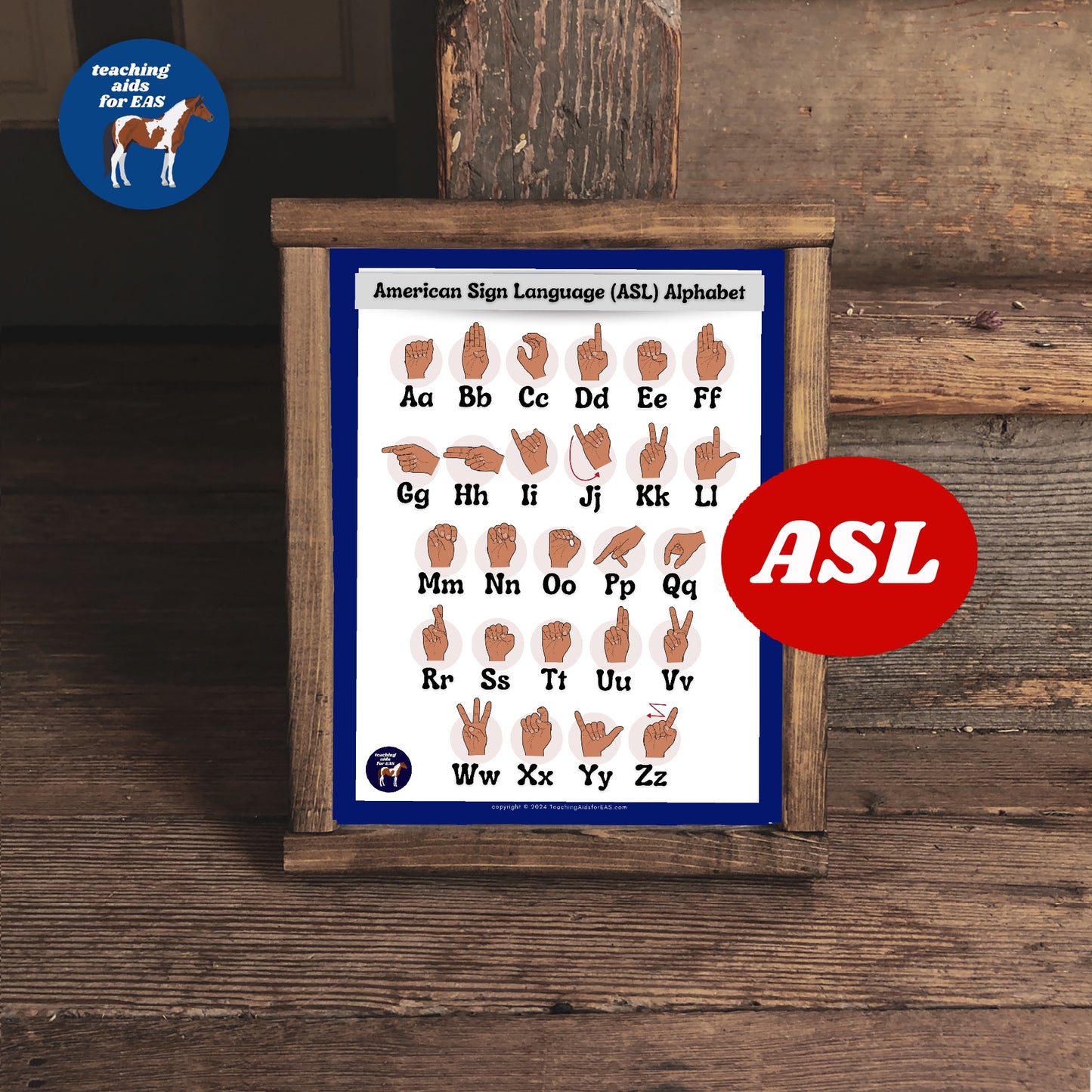 ASL alphabet poster - PDF download - Teaching Aids for EAS