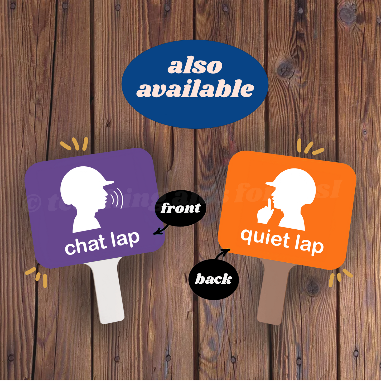 handheld cueing paddle, trot/two point - Teaching Aids for EAS