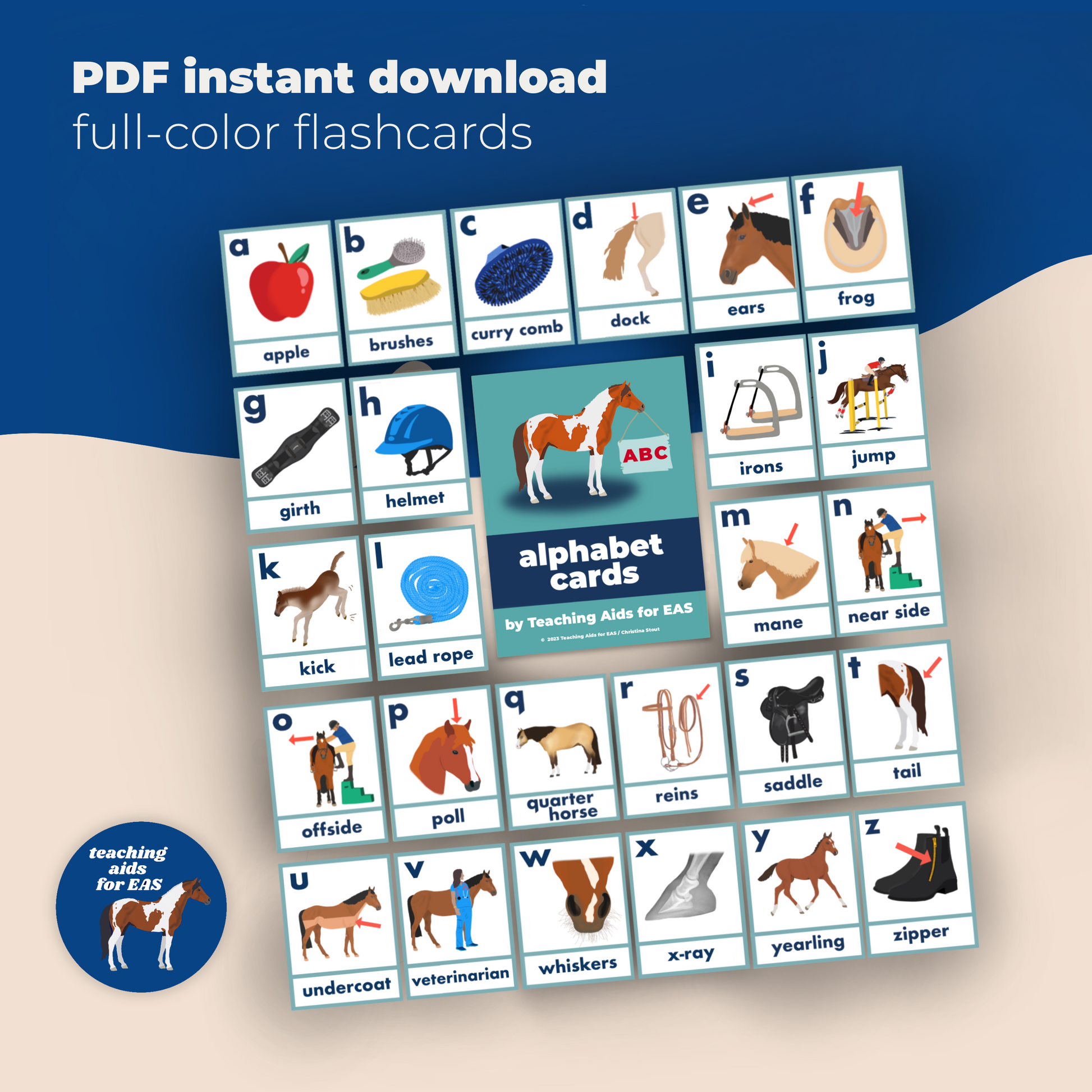 alphabet flashcards - PDF download - Teaching Aids for EAS