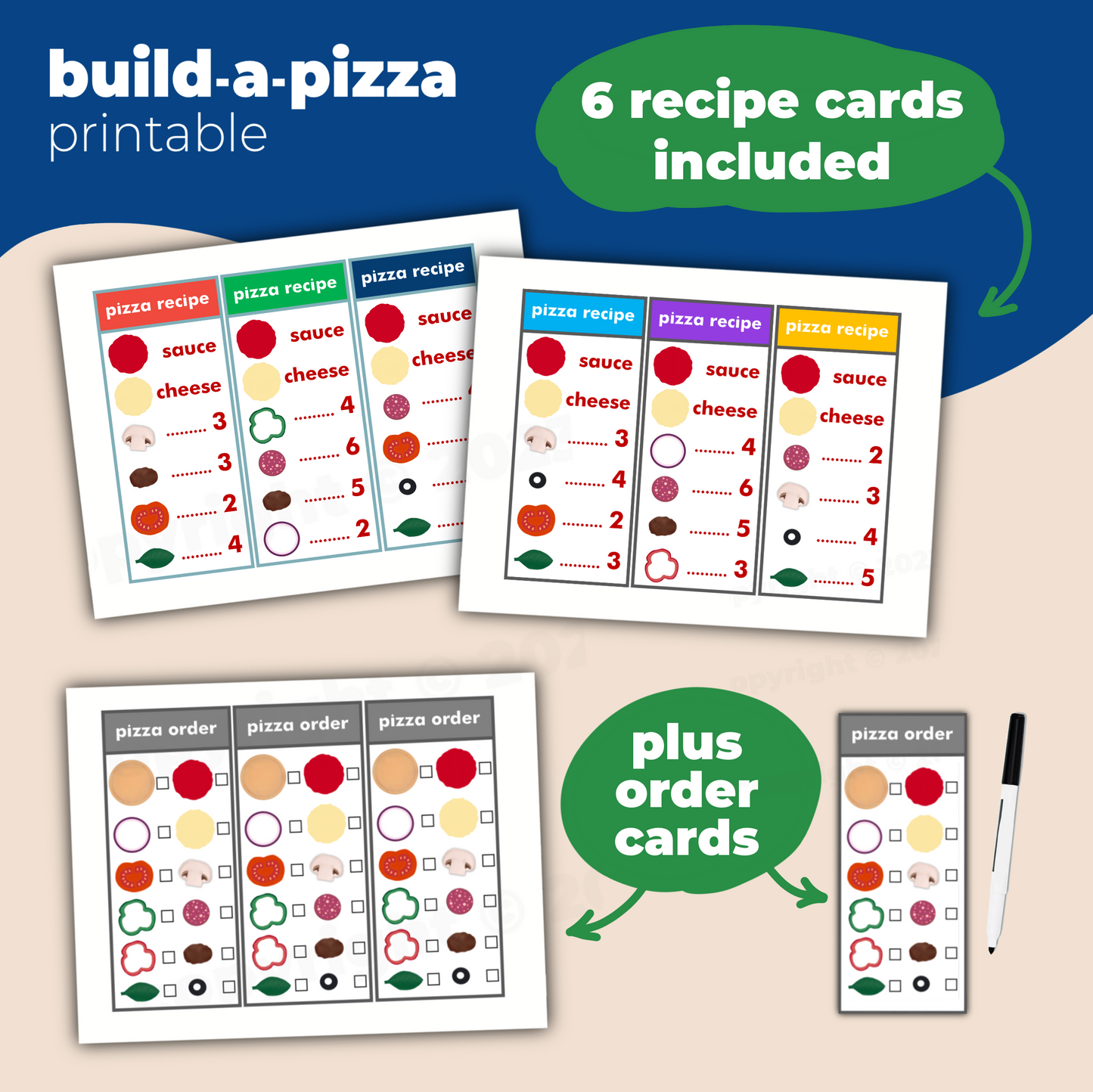 build-a-pizza game - PDF download - Teaching Aids for EAS