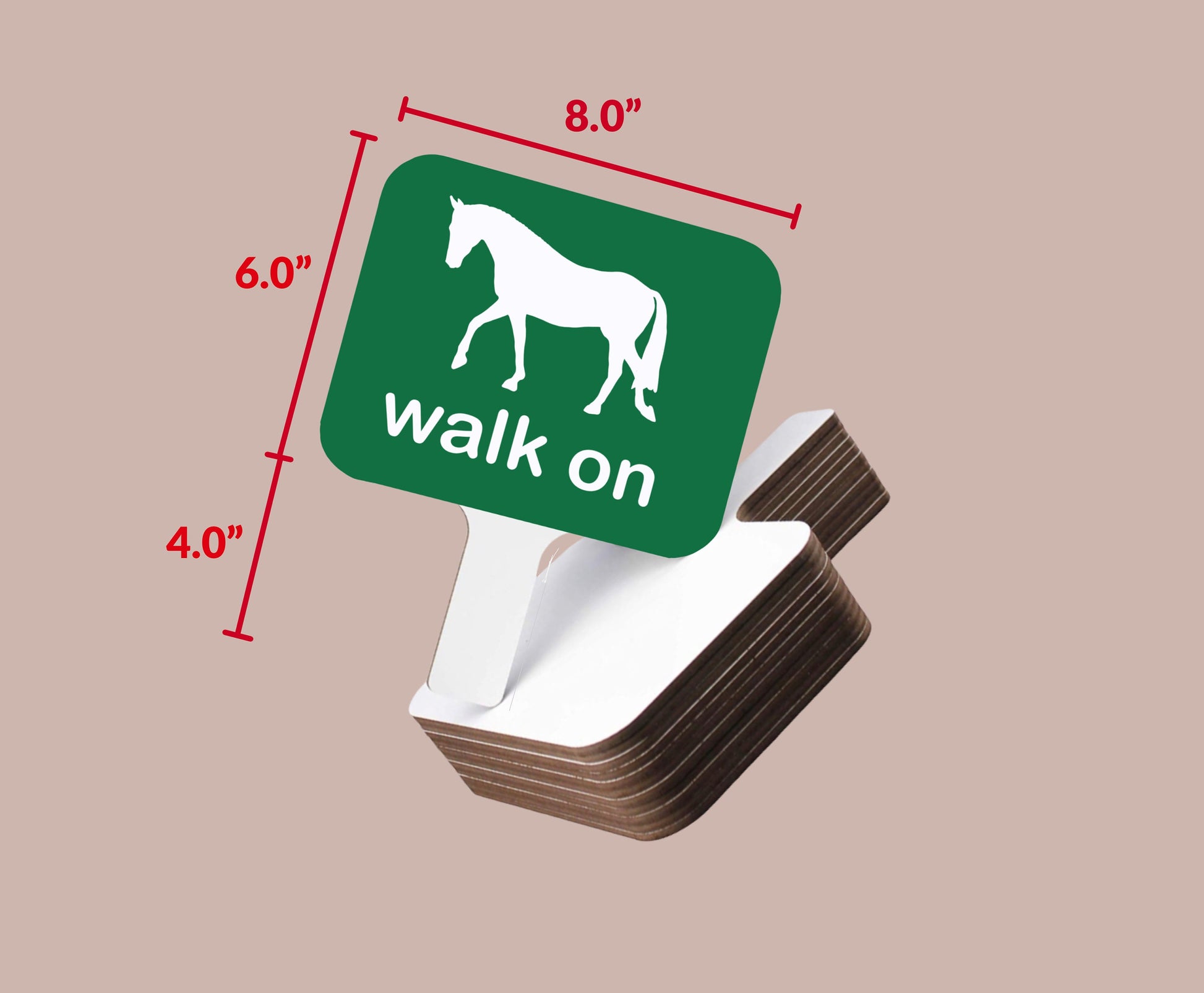 handheld cueing paddle, walk/whoa - Teaching Aids for EAS