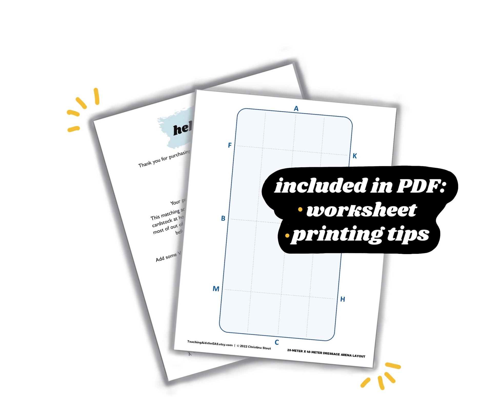 arena layout diagram - PDF download - Teaching Aids for EAS